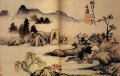 Bain Shitao Chevals 1699 traditionnelle chinoise